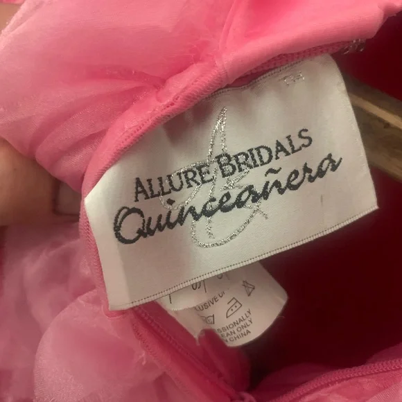 Stunning Pink Ombre Gown with Embellished Bodice - Picture 8 of 8